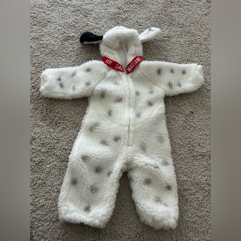 The Disney Store Vintage 101 Dalmatians Halloween Costume Red Collar 6-12 months